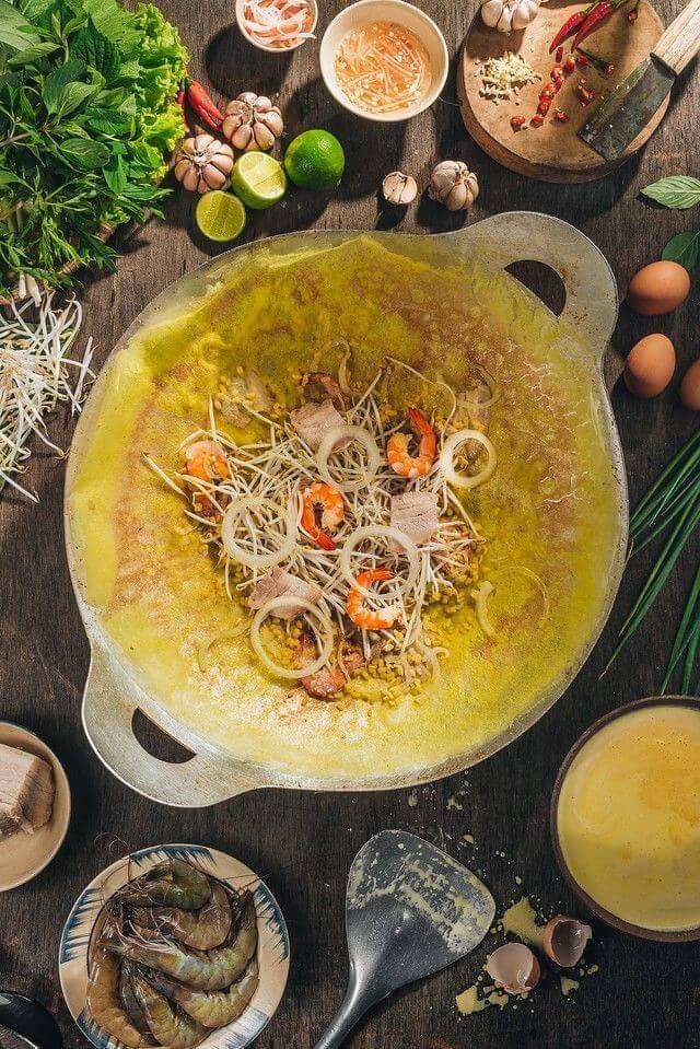 chụp ảnh món ăn truyền thống