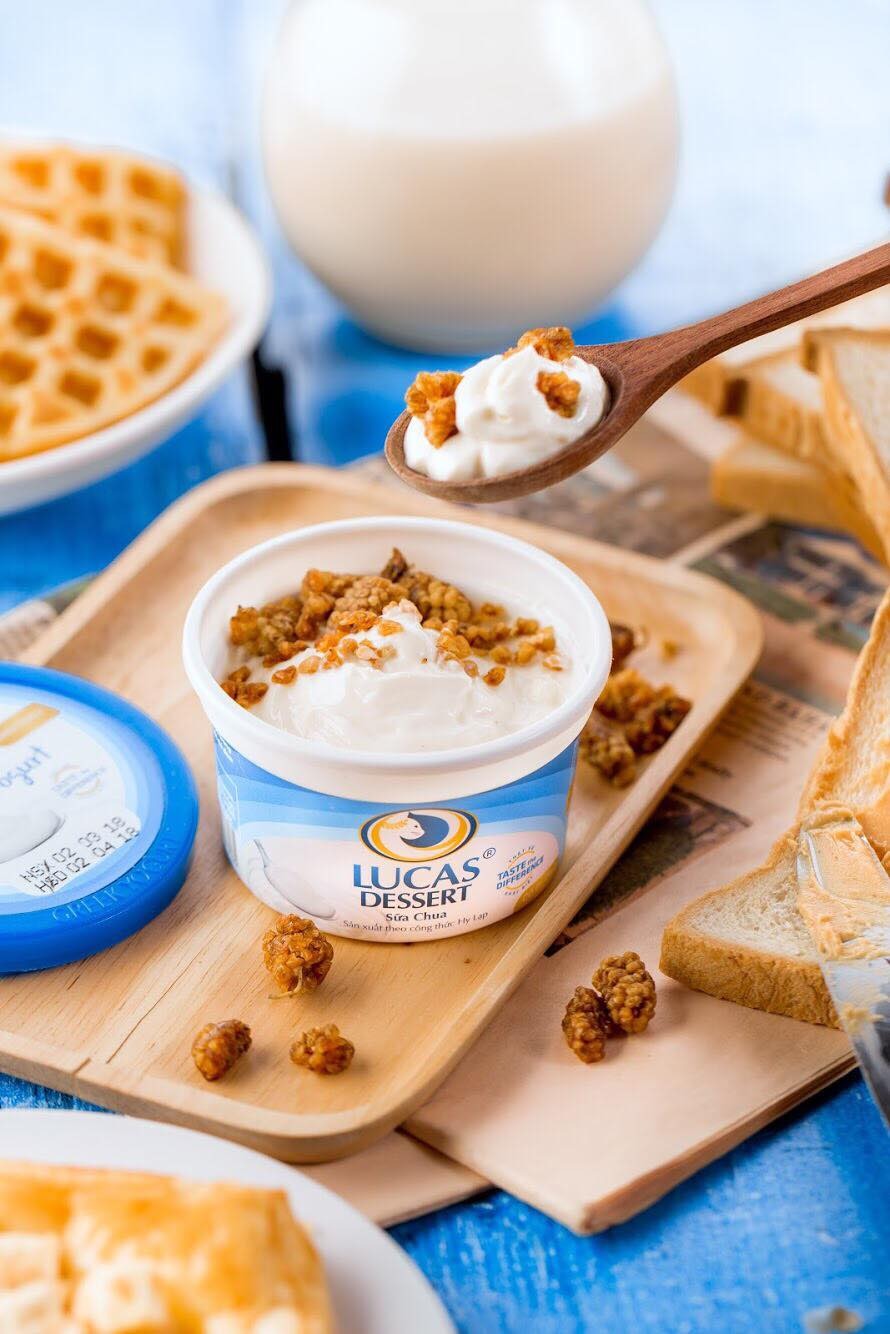 cách chụp ảnh sữa chua đẹp