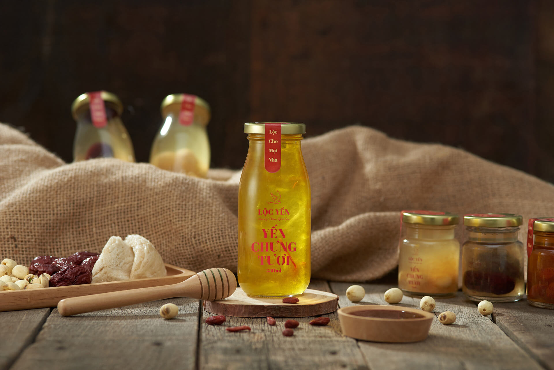 chụp ảnh yến sào