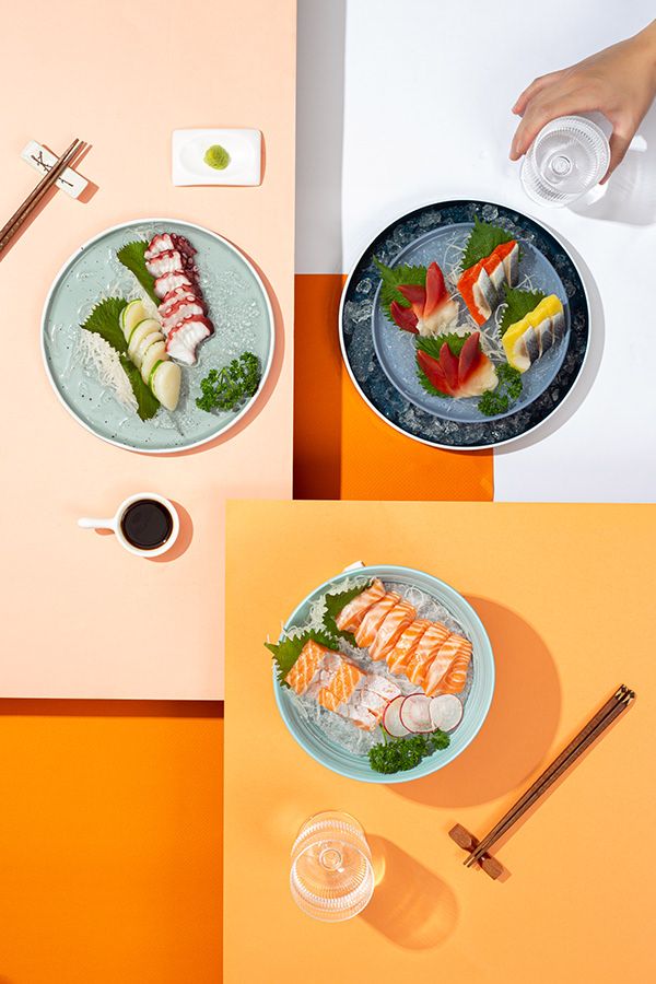 chụp hình món ăn nhật bản