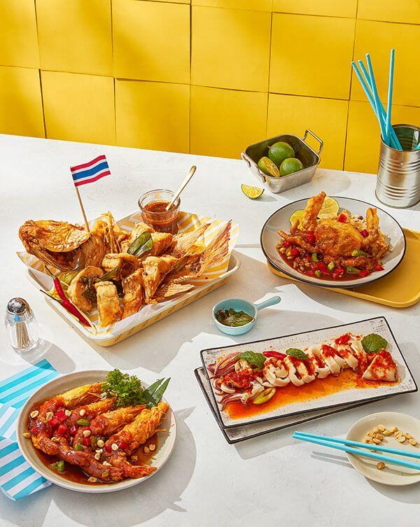 chụp ảnh món ăn Thái Lan